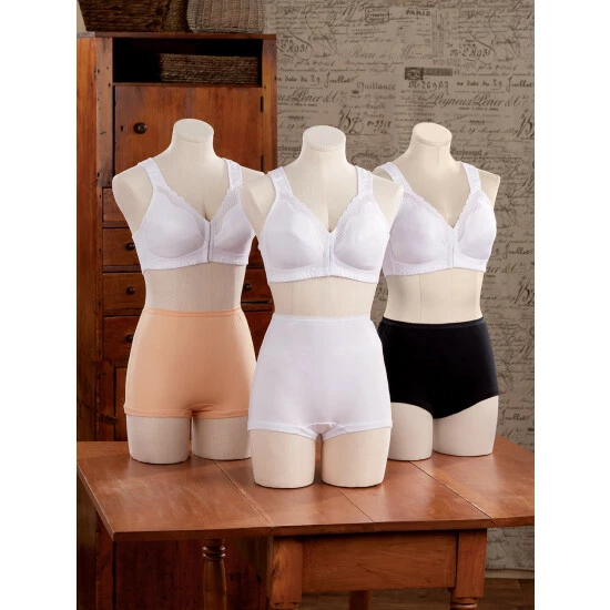 Vermont Country Store Women's Short-Torso Comfort Briefs, 3 Pairs Black 6 Vermont Country Store Women's Short-Torso Comfort Briefs, 3 Pairs Black - Image 4