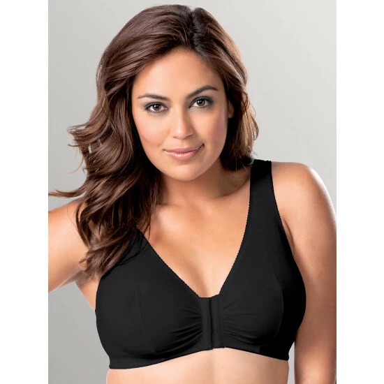 Vermont Country Store Cotton Knit Leisure Bra With Front Closure Ecru 7 Vermont Country Store Cotton Knit Leisure Bra With Front Closure Ecru - Image 5