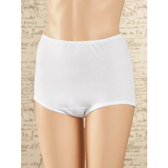 Vermont Country Store Women's Cotton Comfort Briefs, 3 Pairs Black 3 Vermont Country Store Women's Cotton Comfort Briefs, 3 Pairs Black