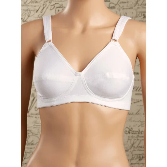 Vermont Country Store Latex-Free Cotton Cup Bra 3 Vermont Country Store Latex-Free Cotton Cup Bra