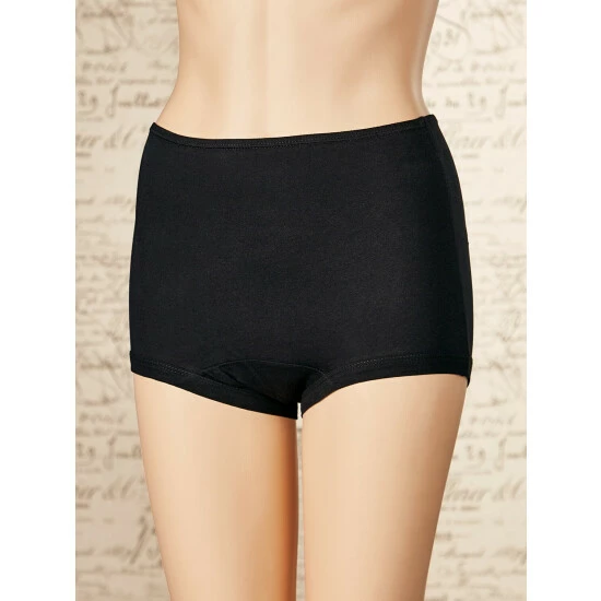 Vermont Country Store Women's Covered-Waist Comfort-Leg Cotton Briefs, 3 Pairs White 5 Vermont Country Store Women's Covered-Waist Comfort-Leg Cotton Briefs, 3 Pairs White - Image 3