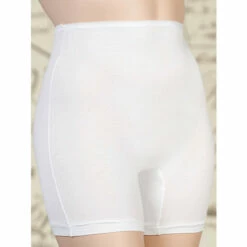 Vermont Country Store Women's Mid-Thigh Cotton Briefs, 3 Pairs Beige