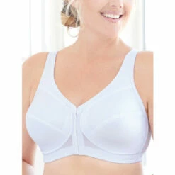 Vermont Country Store Posture Support Wire-Free Bra With Front Closure Beige -Cheap Nasty Store unnamed file 731