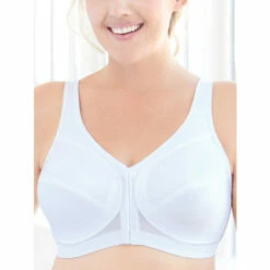 Vermont Country Store Posture Support Wire-Free Bra With Front Closure Beige -Cheap Nasty Store unnamed file 733