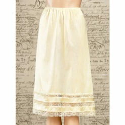 Vermont Country Store Snip-to-Fit Nylon Half Slip White