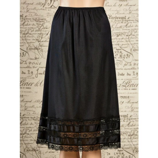 Vermont Country Store Snip-to-Fit Nylon Half Slip White 6 Vermont Country Store Snip-to-Fit Nylon Half Slip White - Image 4