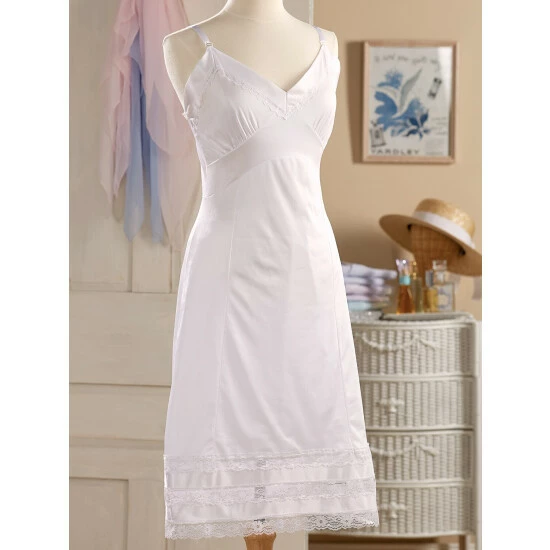 Vermont Country Store Snip-to-Fit Nylon Full Slip Black 5 Vermont Country Store Snip-to-Fit Nylon Full Slip Black - Image 3