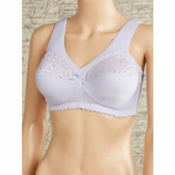 Vermont Country Store Full-Coverage Cotton Support Bra Cafe
