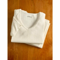 Vermont Country Store Women's Short-Sleeve V-Neck Cotton Undershirt, 3 Pack White 9 Vermont Country Store Women's Short-Sleeve V-Neck Cotton Undershirt, 3 Pack White -Cheap Nasty Store unnamed file 773