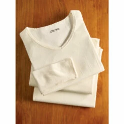 Vermont Country Store Women's Long-Sleeve V-Neck Undershirt, 3 Pack White 8 Vermont Country Store Women's Long-Sleeve V-Neck Undershirt, 3 Pack White -Cheap Nasty Store unnamed file 778