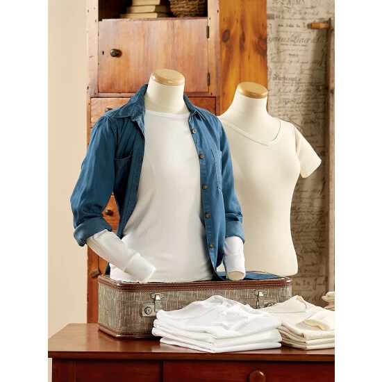 Vermont Country Store Women's Long-Sleeve Crewneck Cotton Undershirt, Package Of 3 White 6 Vermont Country Store Women's Long-Sleeve Crewneck Cotton Undershirt, Package Of 3 White - Image 4